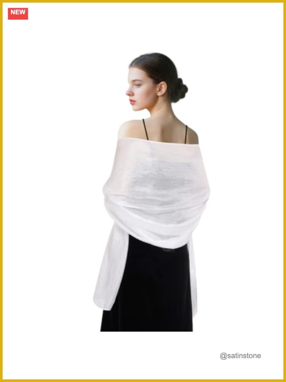 Linen Pashmina Shawl Wrap Wedding Bridesmaid Scarf Evening Dress Cover Up